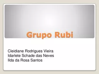 grupo rubi