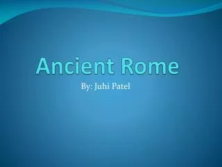 Ancient Rome