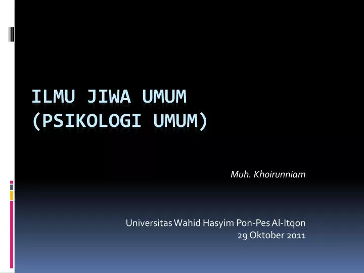 muh khoirunniam universitas wahid hasyim pon pes al itqon 29 oktober 2011