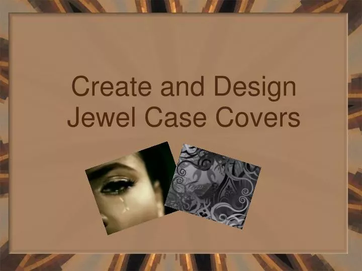 create and design jewel case covers