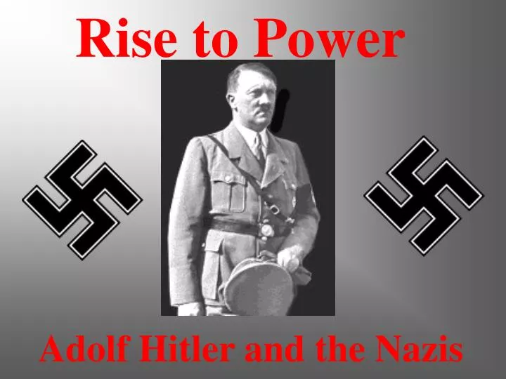 adolf hitler and the nazis