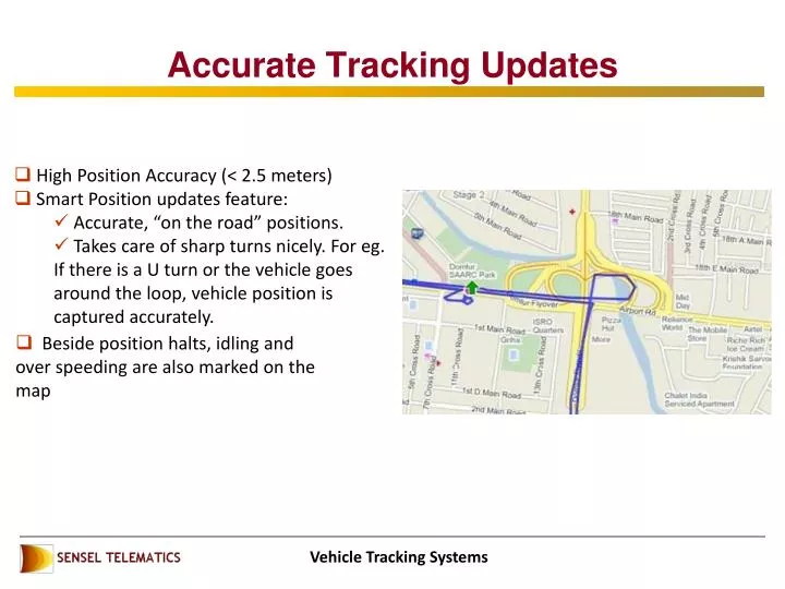 accurate tracking updates