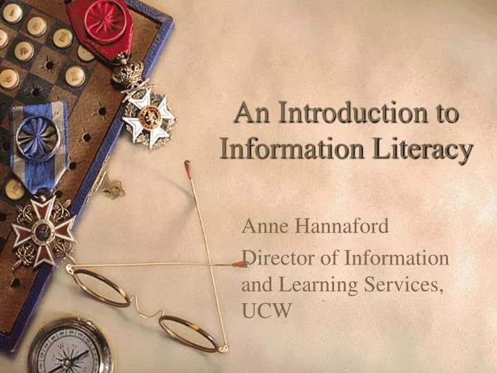 an introduction to information literacy