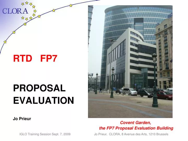 rtd fp7 proposal evaluation jo prieur