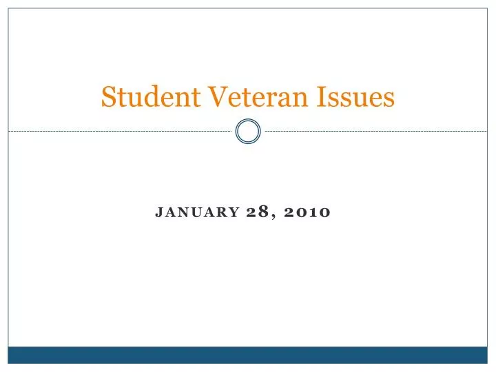 student veteran issues