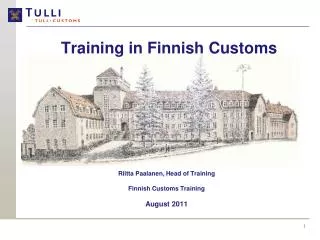 Training in Finnish Customs