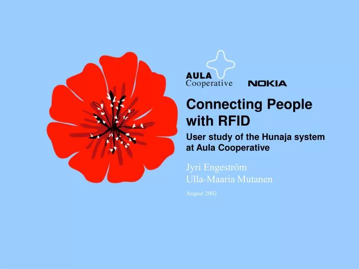 connecting people with rfid