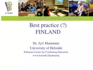 Best practice (?) FINLAND