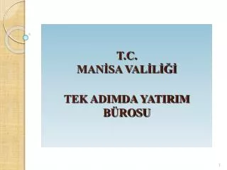 t c man sa val l tek adimda yatirim b rosu