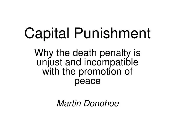 capital punishment