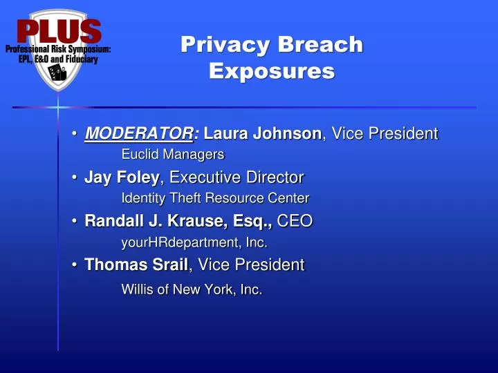 privacy breach exposures
