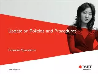 Update on Policies and Procedures