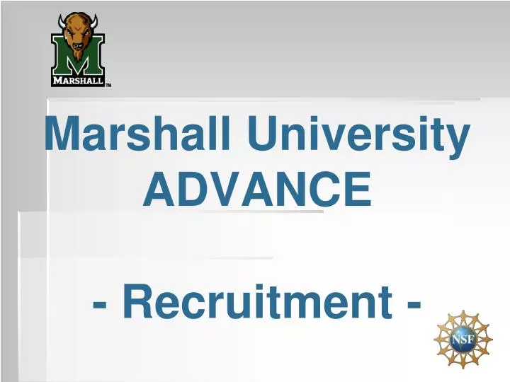 marshall university advance recruitment