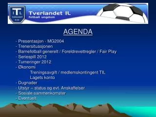 agenda