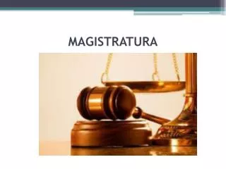 magistratura