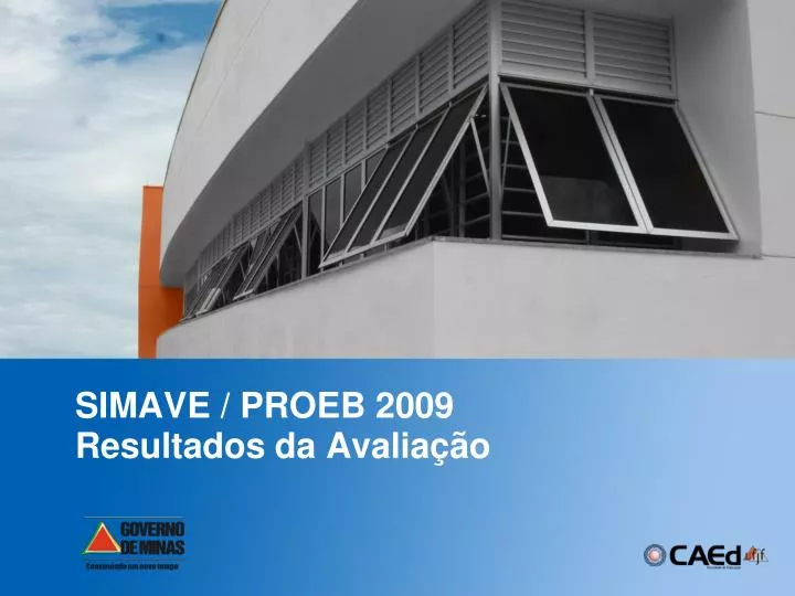 simave proeb 2009 resultados da avalia o