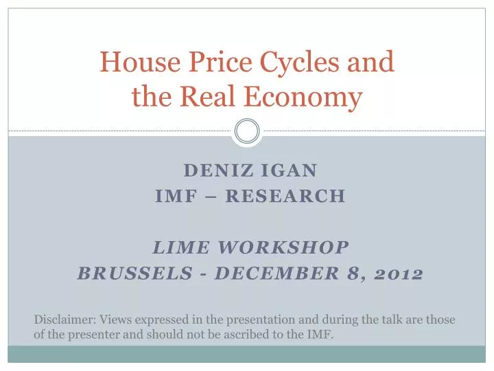 house price cycles and the real economy