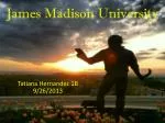 James Madison University - slide 1