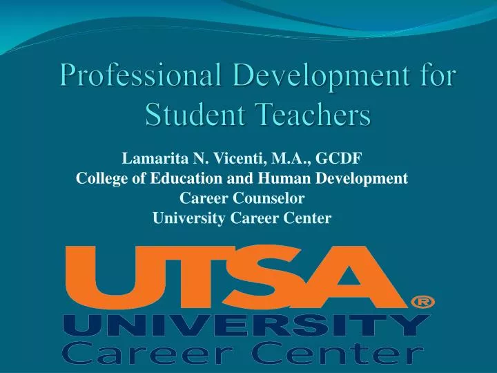 professional development for student teachers