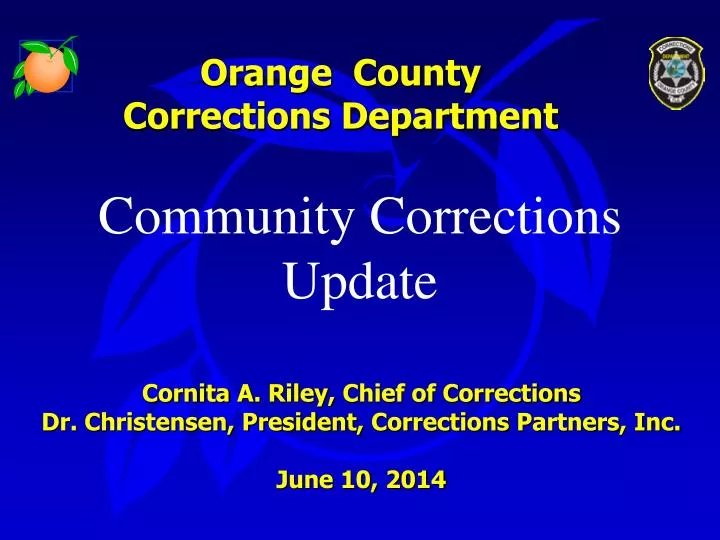 orange county corrections department