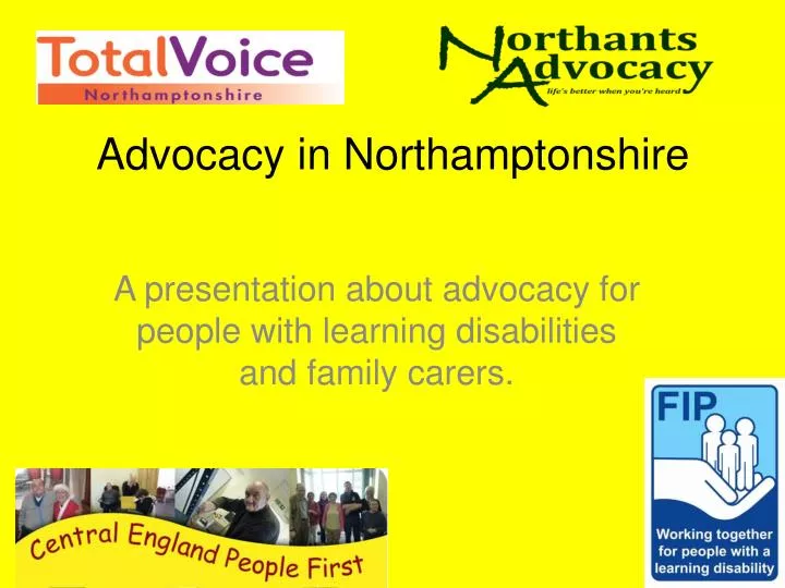 advocacy in northamptonshire