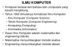 ILMU KOMPUTER - slide 1