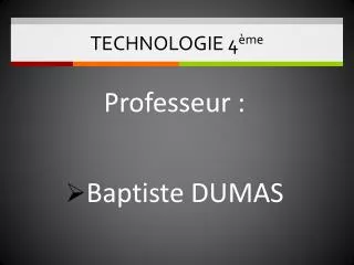 technologie 4 me