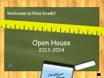 Welcome to First Grade! - slide 1