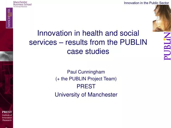 innovation in health and social services results from the publin case studies