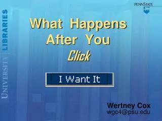 What Happens After You Click