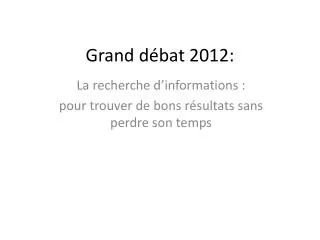 grand d bat 2012