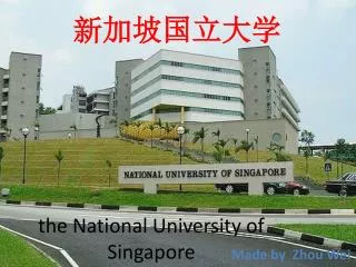 the national university of singapore