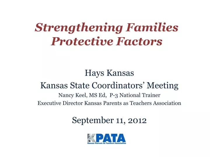 strengthening families protective factors