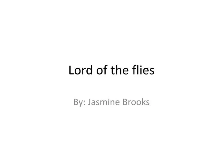 lord of the flies