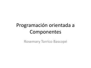 programaci n orientada a componentes