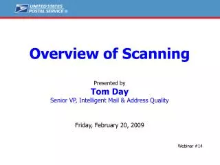 Overview of Scanning Presented by