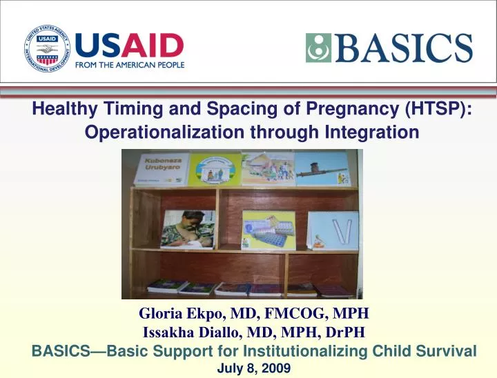 healthy timing and spacing of pregnancy htsp operationalization through integration