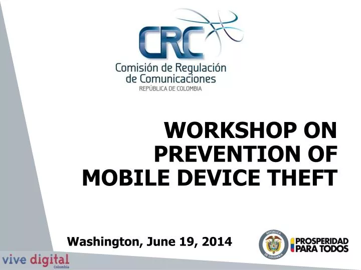 workshop on prevention of mobile device theft