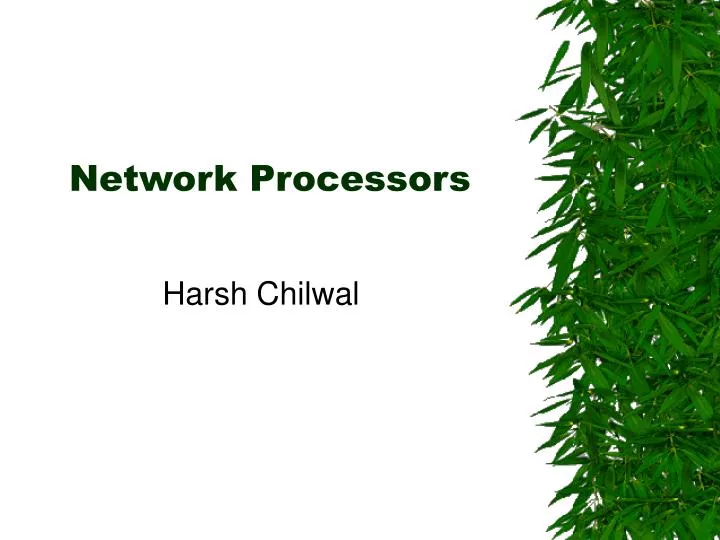 network processors