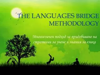 the languages bridge methodology