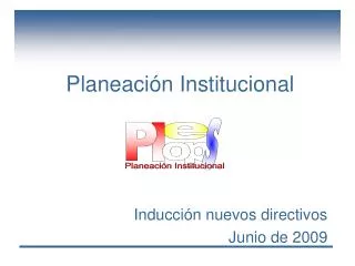 planeaci n institucional