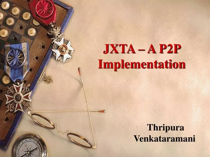 jxta a p2p implementation