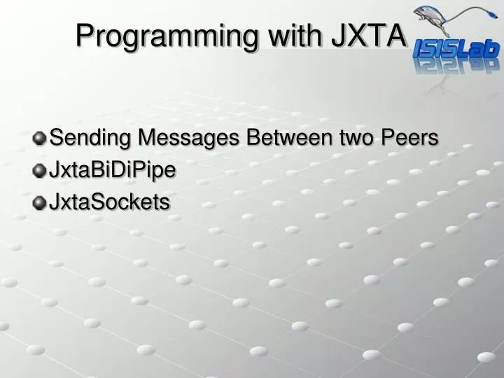 programming with jxta