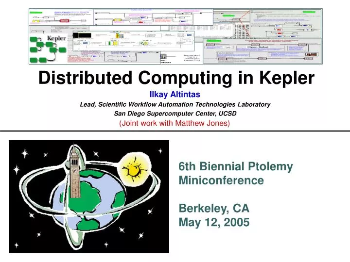 distributed computing in kepler