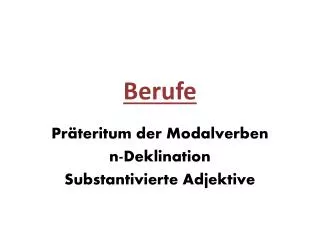 berufe