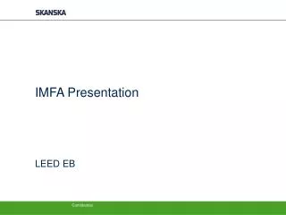 IMFA Presentation