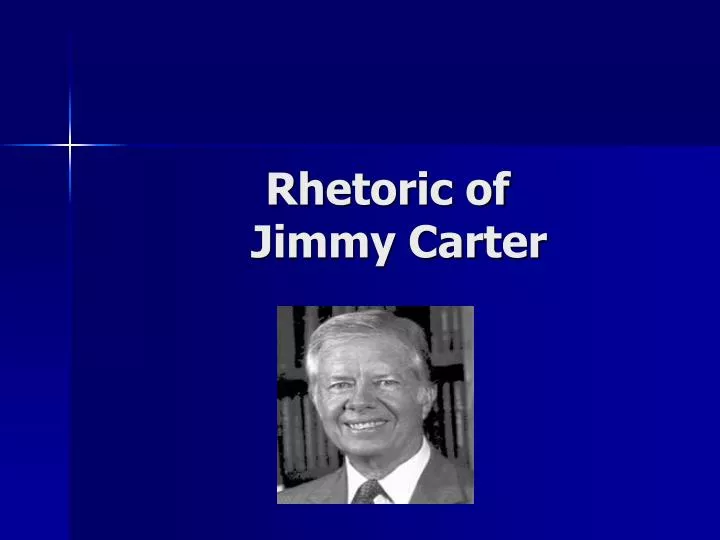 rhetoric of jimmy carter