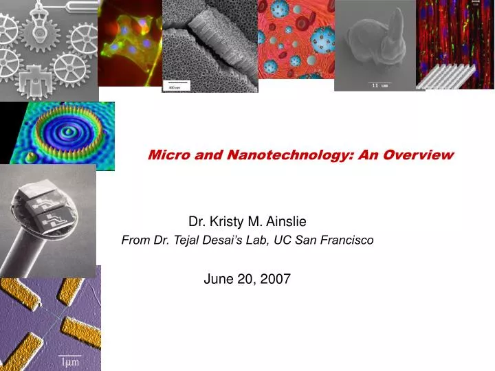 micro and nanotechnology an overview