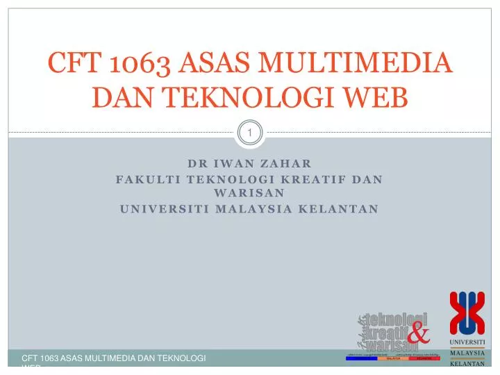cft 1063 asas multimedia dan teknologi web
