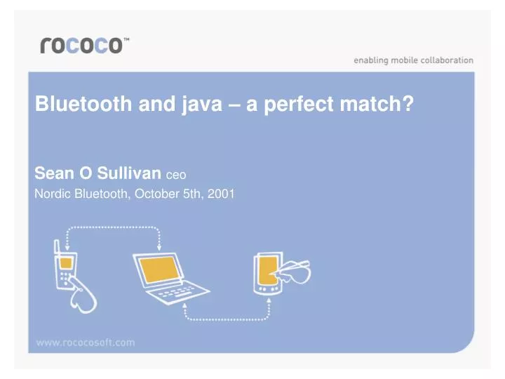 bluetooth and java a perfect match